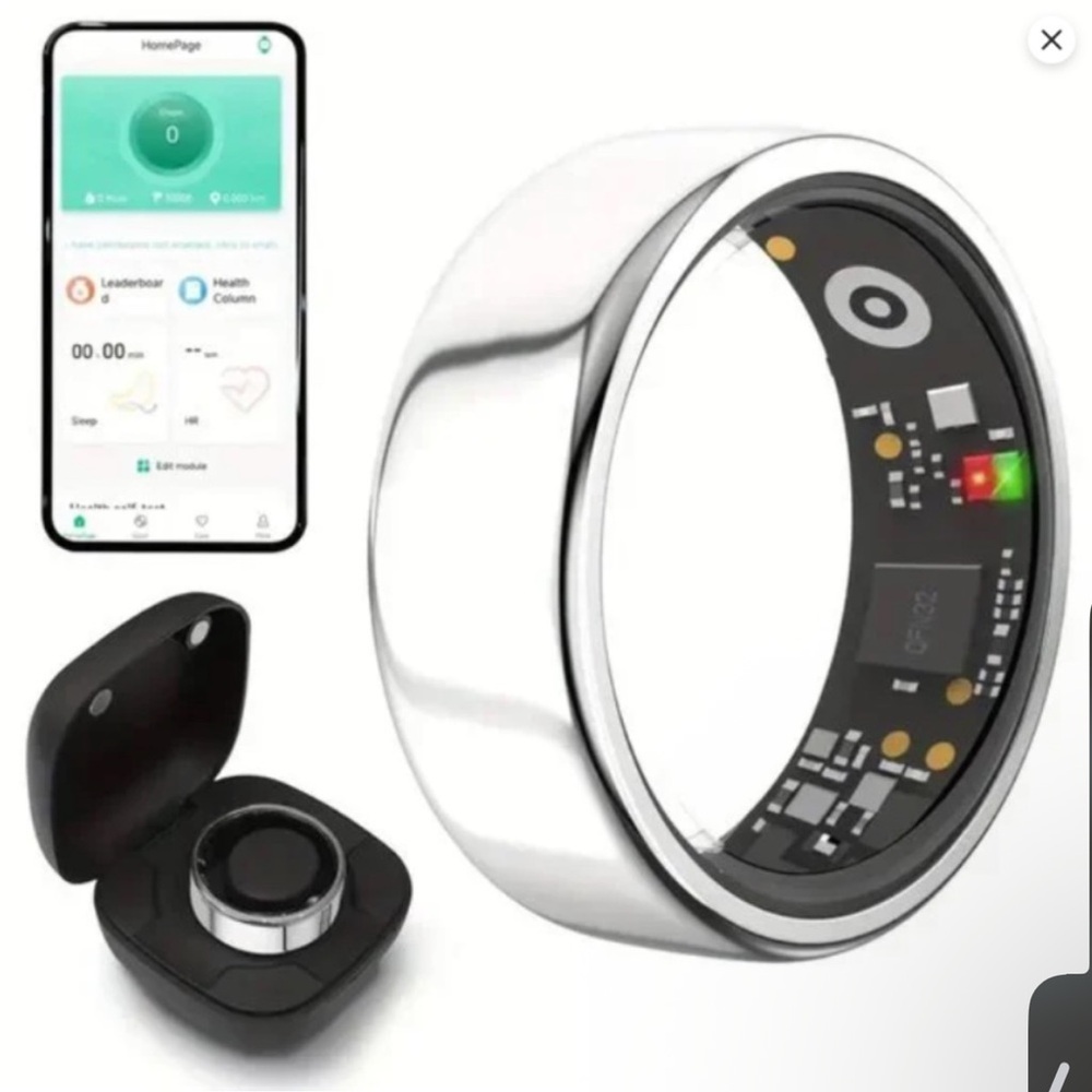 Smart Ring, Next Gen Health, Sleep Monitoring, Fitness Tracker, Waterproof, Sz 9